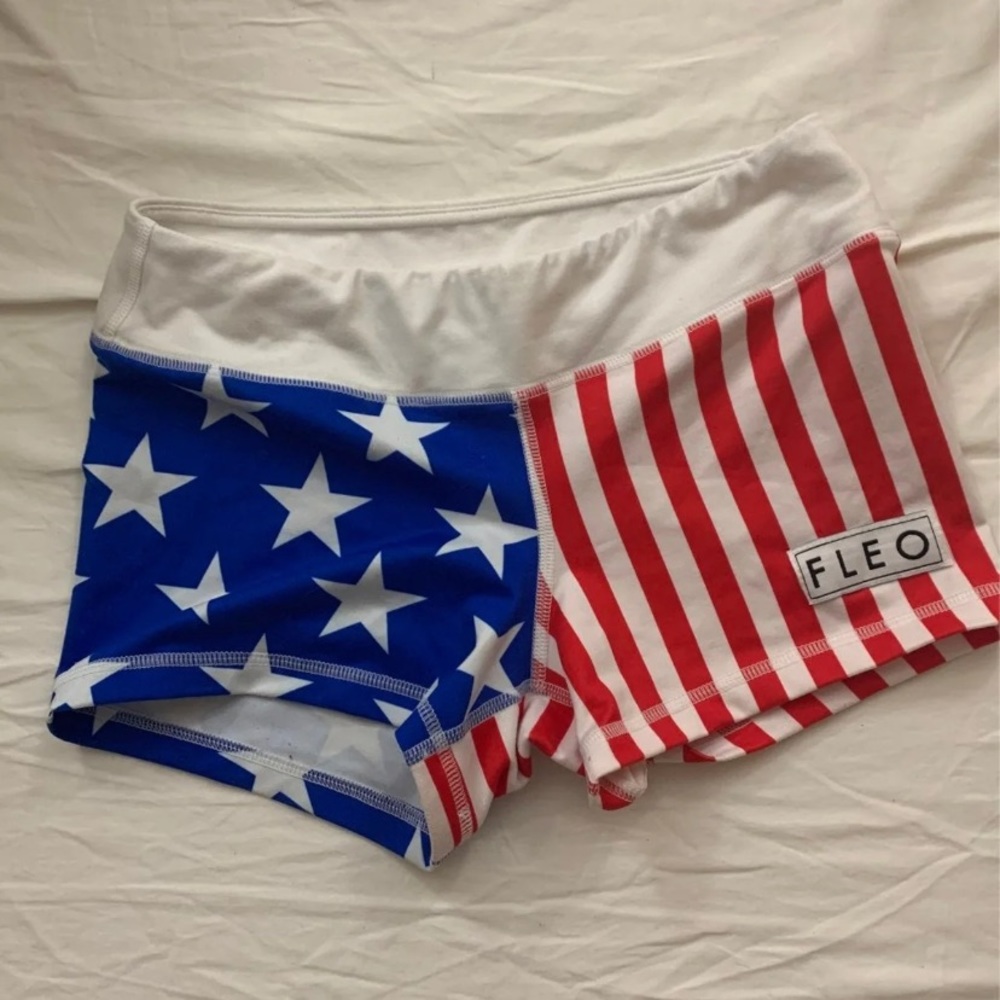 Stars and stripes fleo shorts